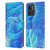 Suzan Lind Tie Dye 2 Deep Blue Leather Book Wallet Case Cover For Motorola Moto Edge 40