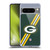 NFL Green Bay Packers Logo Stripes Soft Gel Case for Google Pixel 8 Pro