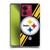NFL Pittsburgh Steelers Logo Stripes Soft Gel Case for Motorola Moto Edge 40