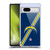NFL Los Angeles Chargers Logo Stripes Soft Gel Case for Google Pixel 7a