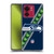 NFL Seattle Seahawks Logo Stripes Soft Gel Case for Motorola Moto Edge 40