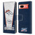 NFL Denver Broncos Logo Art Banner Leather Book Wallet Case Cover For Google Pixel 7a