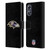NFL Baltimore Ravens Logo Plain Leather Book Wallet Case Cover For OPPO A17