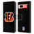 NFL Cincinnati Bengals Logo Plain Leather Book Wallet Case Cover For Google Pixel 7a