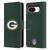 NFL Green Bay Packers Logo Plain Leather Book Wallet Case Cover For Google Pixel 8