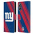 NFL New York Giants Artwork Stripes Leather Book Wallet Case Cover For OPPO A17