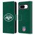 NFL New York Jets Logo Plain Leather Book Wallet Case Cover For Google Pixel 8