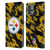 NFL Pittsburgh Steelers Logo Camou Leather Book Wallet Case Cover For Motorola Moto Edge 30 Fusion