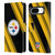 NFL Pittsburgh Steelers Artwork Stripes Leather Book Wallet Case Cover For Google Pixel 8