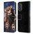 Sarah Richter Animals Bat Cuddling A Toy Bear Leather Book Wallet Case Cover For Motorola Moto G82 5G