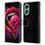 Sarah Richter Skulls Red Vampire Candy Lips Leather Book Wallet Case Cover For OPPO A78 5G