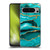 UtArt Malachite Emerald Aquamarine Gold Waves Soft Gel Case for Google Pixel 8 Pro