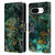 UtArt Malachite Emerald Gold And Seafoam Green Leather Book Wallet Case Cover For Google Pixel 8