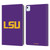 Louisiana State University LSU Louisiana State University Plain Leather Book Wallet Case Cover For Apple iPad Air 2020 / 2022