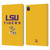Louisiana State University LSU Louisiana State University Helmet Logotype Leather Book Wallet Case Cover For Apple iPad Pro 11 2020 / 2021 / 2022