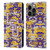 Louisiana State University LSU Louisiana State University Digital Camouflage Leather Book Wallet Case Cover For Apple iPhone 14 Pro