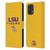 Louisiana State University LSU Louisiana State University Helmet Logotype Leather Book Wallet Case Cover For Motorola Moto G73 5G