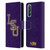 Louisiana State University LSU Louisiana State University Distressed Leather Book Wallet Case Cover For OPPO Find X2 Neo 5G