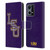 Louisiana State University LSU Louisiana State University Distressed Leather Book Wallet Case Cover For OPPO Reno8 4G