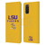 Louisiana State University LSU Louisiana State University Helmet Logotype Leather Book Wallet Case Cover For Samsung Galaxy S20 / S20 5G