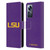 Louisiana State University LSU Louisiana State University Plain Leather Book Wallet Case Cover For Xiaomi 12 Pro