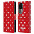 Animal Club International Patterns Polka Dots Red Leather Book Wallet Case Cover For OPPO Reno10 Pro+