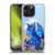 Stanley Morrison Art Blue Sapphire Dragon & Flowers Soft Gel Case for Apple iPhone 15 Pro Max