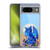 Stanley Morrison Art Blue Sapphire Dragon & Flowers Soft Gel Case for Google Pixel 8