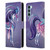 Rose Khan Unicorns White And Purple Leather Book Wallet Case Cover For Motorola Edge S30 / Moto G200 5G