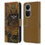 David Lozeau Colourful Grunge Samurai Leather Book Wallet Case Cover For OPPO Reno10 5G / Reno10 Pro 5G