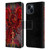 Ruth Thompson Art Red Tribal Dragon With Sword Leather Book Wallet Case Cover For Apple iPhone 15