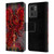 Ruth Thompson Art Red Tribal Dragon With Sword Leather Book Wallet Case Cover For Motorola Moto Edge 40