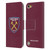 West Ham United FC Crest Full Colour Leather Book Wallet Case Cover For Apple iPod Touch 5G 5th Gen