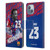 FC Barcelona 2023/24 First Team Jules Koundé Leather Book Wallet Case Cover For Apple iPhone 14