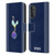 Tottenham Hotspur F.C. 2023/24 Badge Dark Blue and Purple Leather Book Wallet Case Cover For Motorola Moto G82 5G