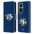 NHL Nashville Predators Plain Leather Book Wallet Case Cover For OPPO Reno10 5G / Reno10 Pro 5G