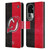 NHL New Jersey Devils Half Distressed Leather Book Wallet Case Cover For OPPO Reno10 Pro+