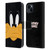 Looney Tunes Full Face Daffy Duck Leather Book Wallet Case Cover For Apple iPhone 15 Plus