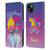 Trolls 3: Band Together Art Sisterhood Leather Book Wallet Case Cover For Apple iPhone 15 Plus
