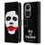 The Dark Knight Character Art Joker Face Leather Book Wallet Case Cover For OPPO Reno10 5G / Reno10 Pro 5G