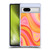 Kierkegaard Design Studio Retro Abstract Patterns Pink Orange Yellow Swirl Soft Gel Case for Google Pixel 7a