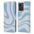 Kierkegaard Design Studio Art Blue Abstract Swirl Pattern Leather Book Wallet Case Cover For Motorola Moto Edge 40