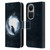 Barruf Animals Crow and Its Moon Leather Book Wallet Case Cover For OPPO Reno10 5G / Reno10 Pro 5G