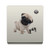 Animal Club International Faces Pug Vinyl Sticker Skin Decal Cover for Sony PS4 Slim Console & Controller