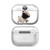 Animal Club International Faces Pug Clear Hard Crystal Cover Case for Apple AirPods Pro Charging Case