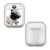 Animal Club International Faces Pug Clear Hard Crystal Cover Case for Apple AirPods 1 1st Gen / 2 2nd Gen Charging Case