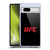 UFC Logo Black Red Soft Gel Case for Google Pixel 7a