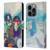Jody Wright Animals Bikers Different Strokes Leather Book Wallet Case Cover For Apple iPhone 14 Pro