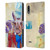 Jody Wright Animals Lovely Llamas Leather Book Wallet Case Cover For LG K22