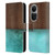 Alyn Spiller Wood & Resin Blocking Leather Book Wallet Case Cover For OPPO Reno10 5G / Reno10 Pro 5G